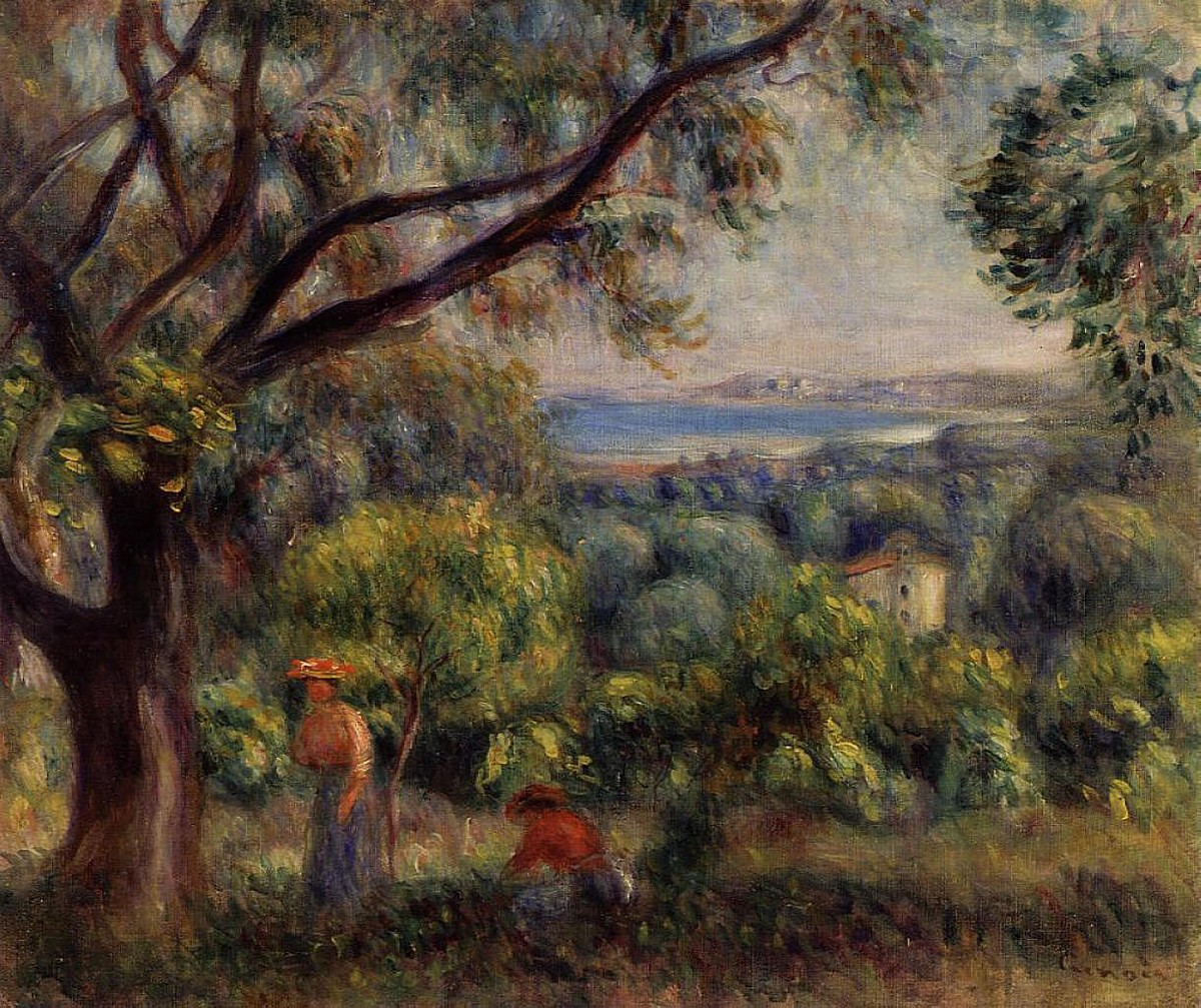 Cagnes Landscape by Pierre-Auguste Renoir