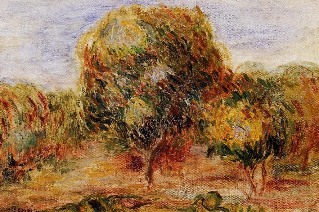Cagnes Landscape by Pierre-Auguste Renoir