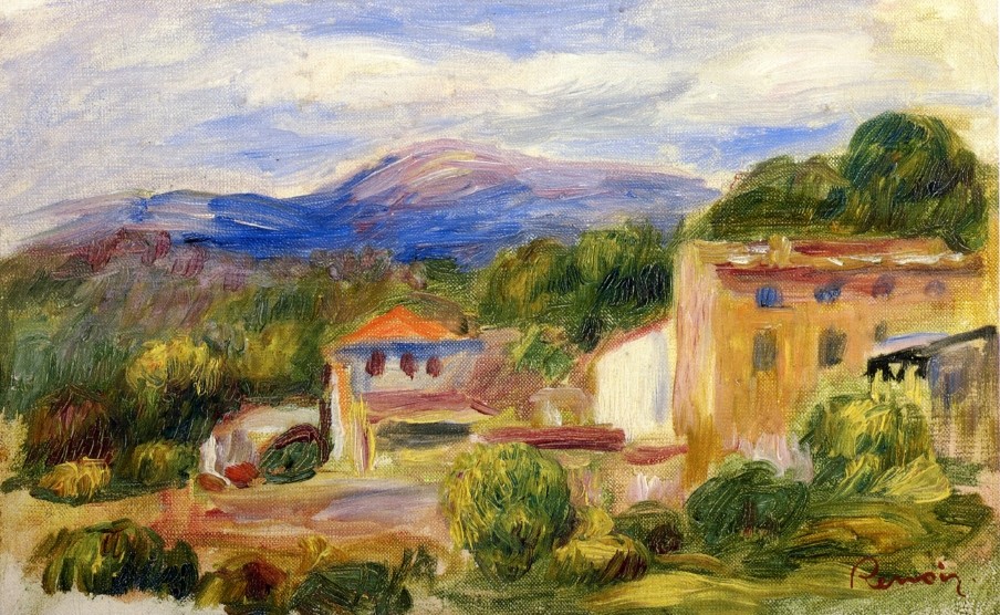 Cagnes Landscape by Pierre-Auguste Renoir