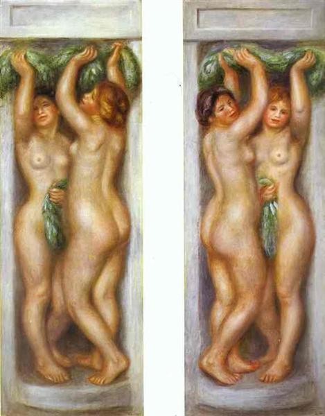 Caryatides by Pierre-Auguste Renoir