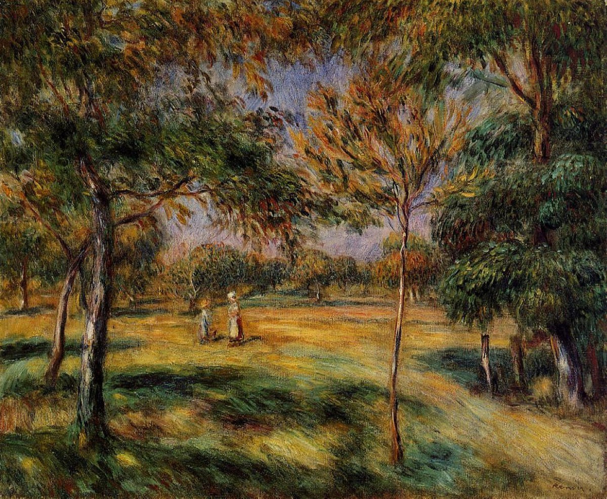 Clearing by Pierre-Auguste Renoir