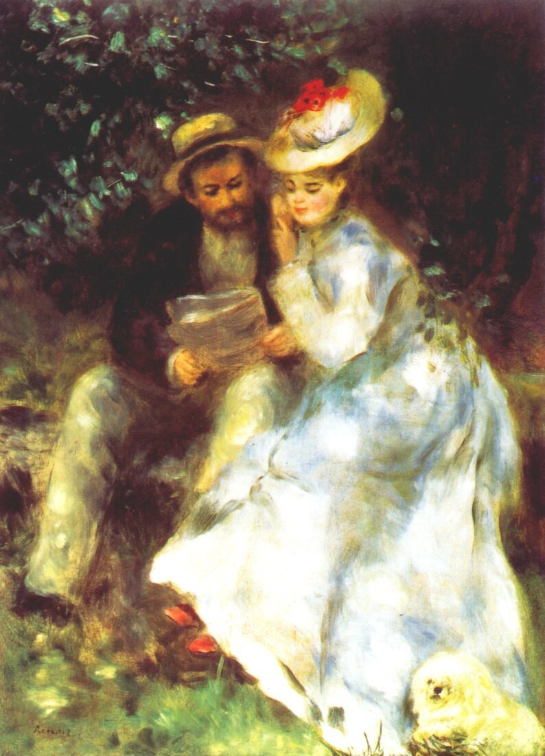 Confidences by Pierre-Auguste Renoir