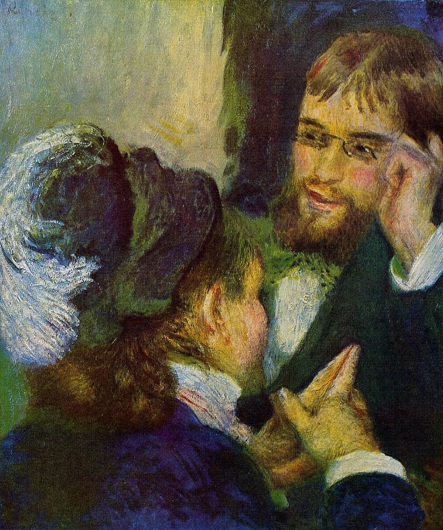 Conversation by Pierre-Auguste Renoir