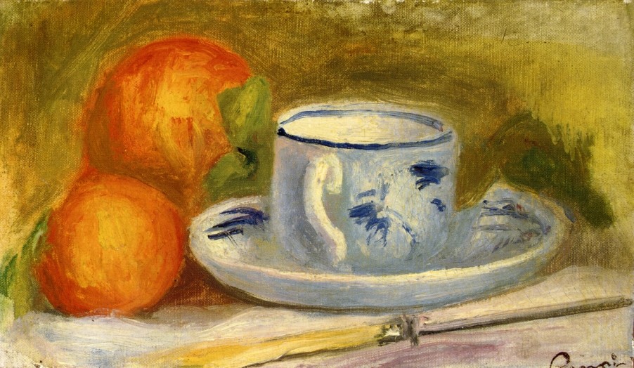 Cup and Oranges by Pierre-Auguste Renoir