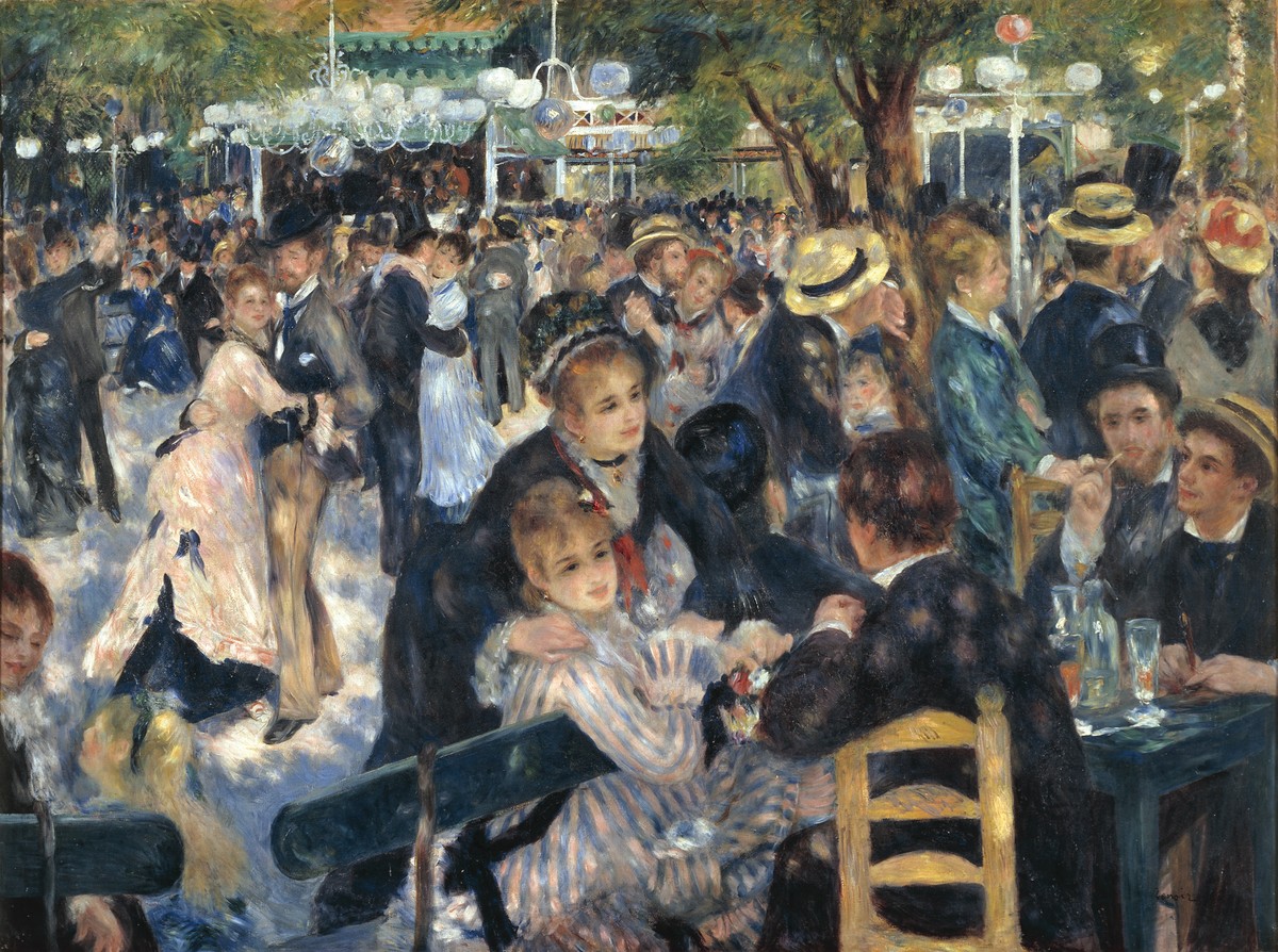 Dance at Moulin de la Galette by Pierre-Auguste Renoir