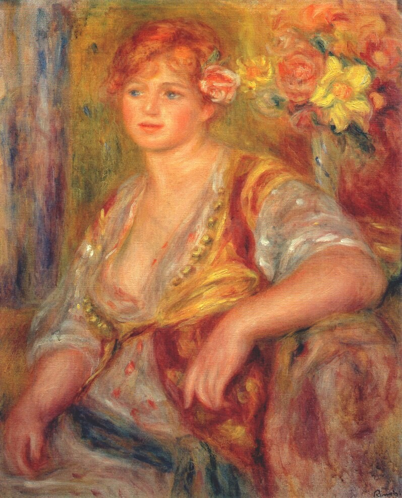 Dedee in spanish dress by Pierre-Auguste Renoir