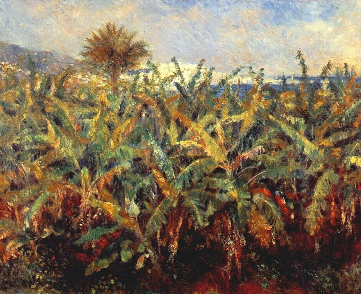 Field of Banana Trees by Pierre-Auguste Renoir