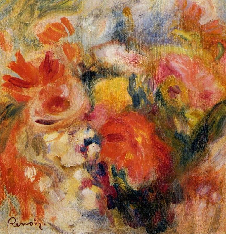 Flower Study by Pierre-Auguste Renoir