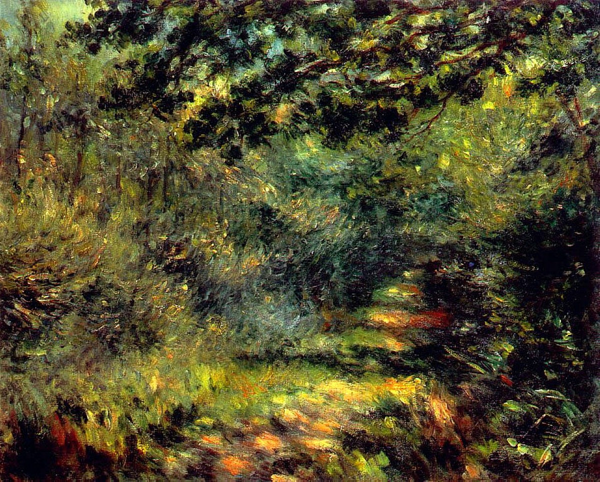 Forest Path by Pierre-Auguste Renoir