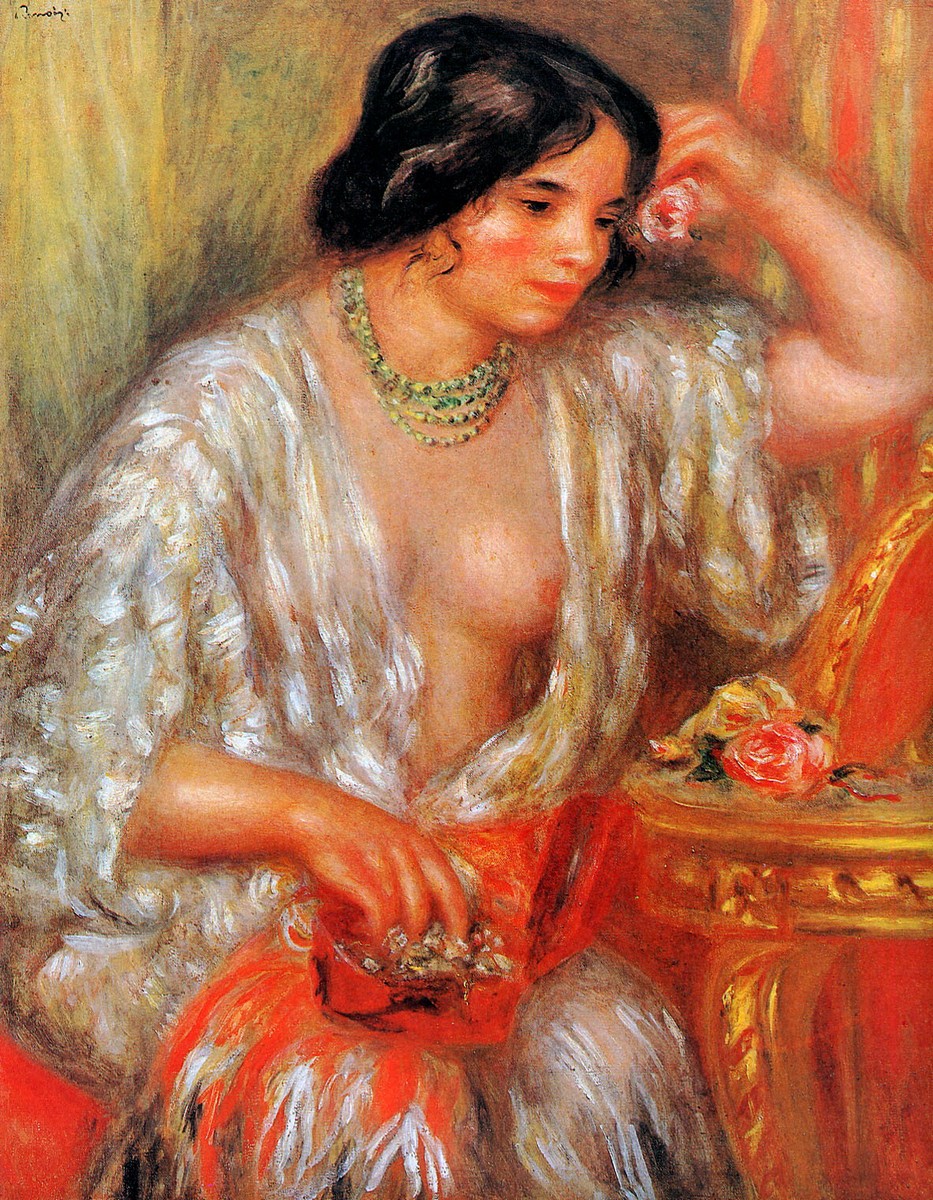 Gabrielle Sun by Pierre-Auguste Renoir