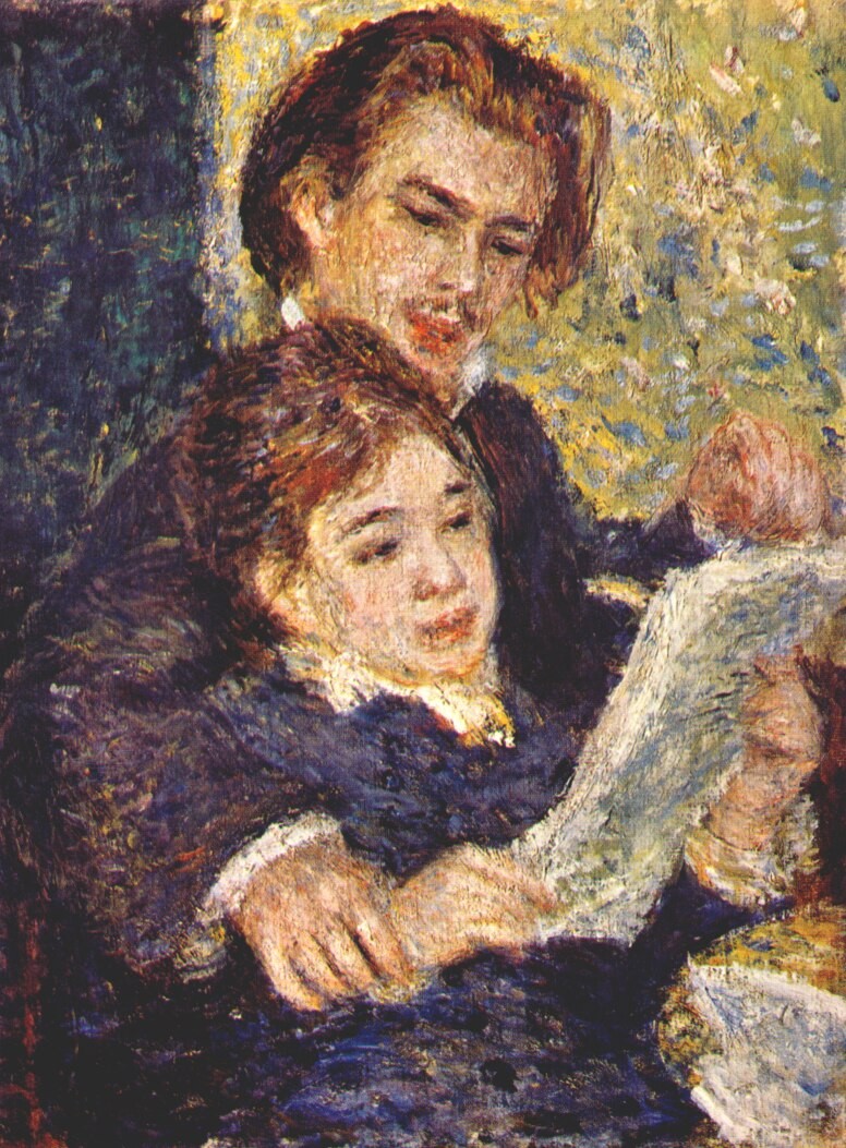 Georges riviere and margot by Pierre-Auguste Renoir