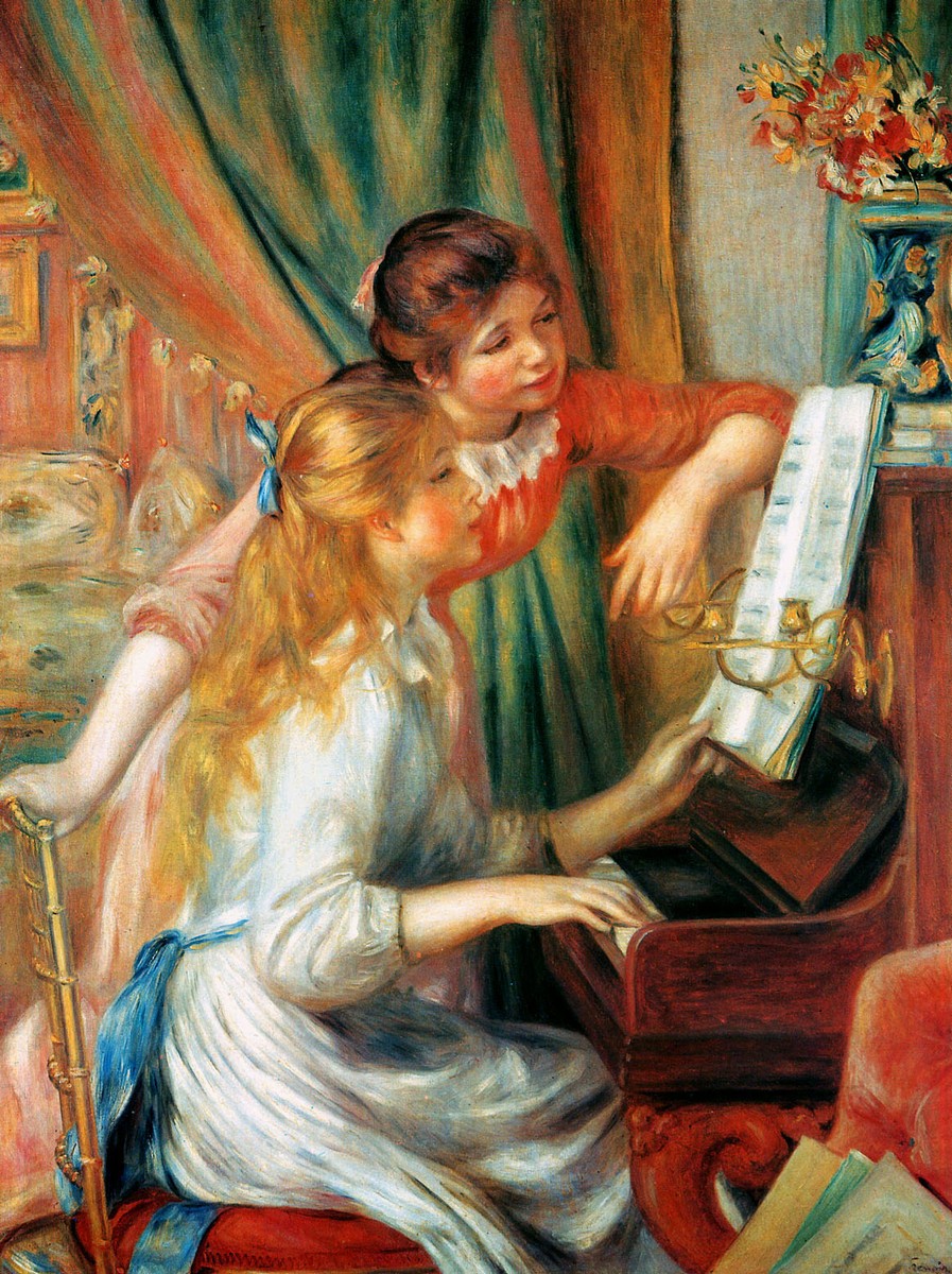 Girls at the Piano by Pierre-Auguste Renoir