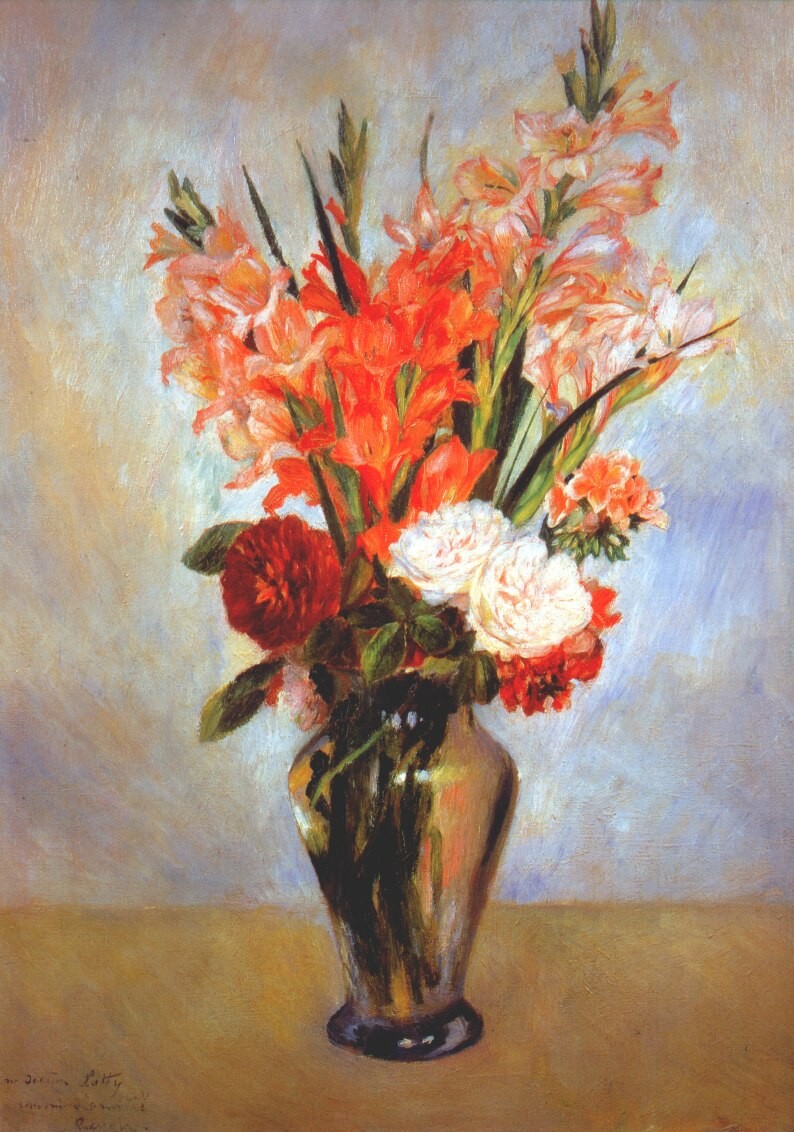 Gladioli by Pierre-Auguste Renoir