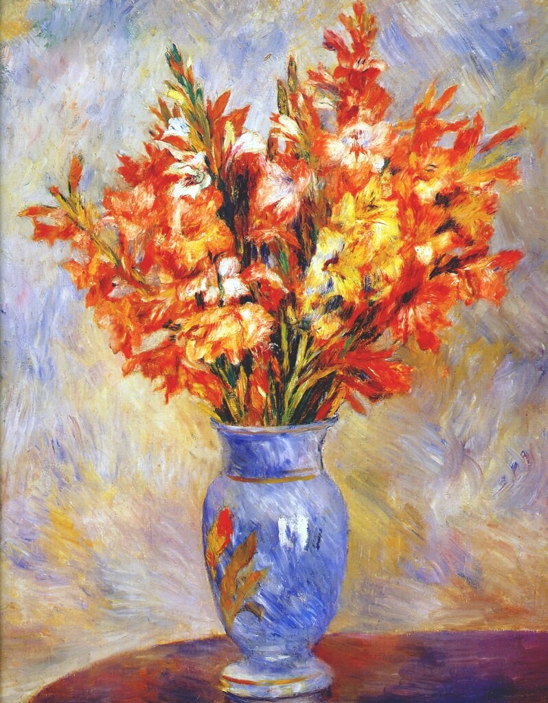 Gladioli by Pierre-Auguste Renoir