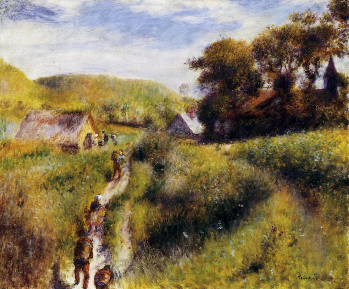 Grape Harvesters by Pierre-Auguste Renoir