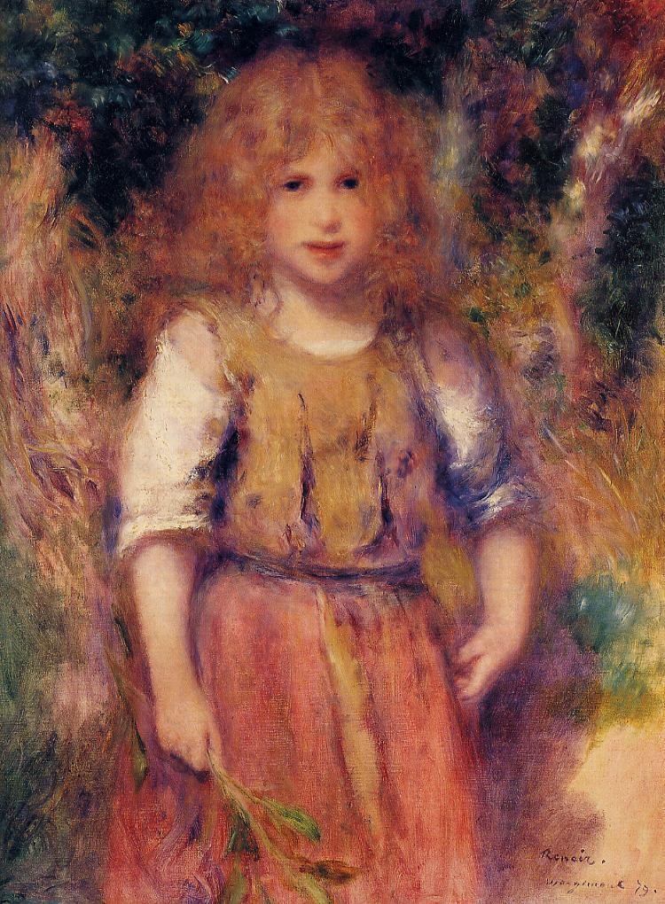 Gypsy Girl by Pierre-Auguste Renoir