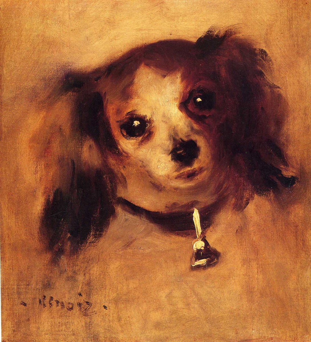 Head of a Dog by Pierre-Auguste Renoir