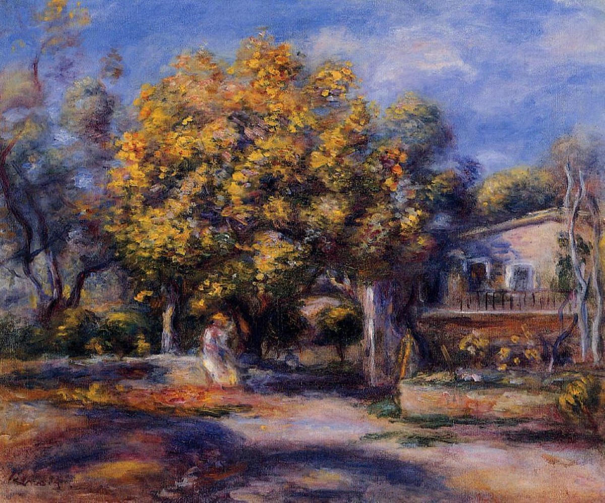 Houses at Cagnes by Pierre-Auguste Renoir