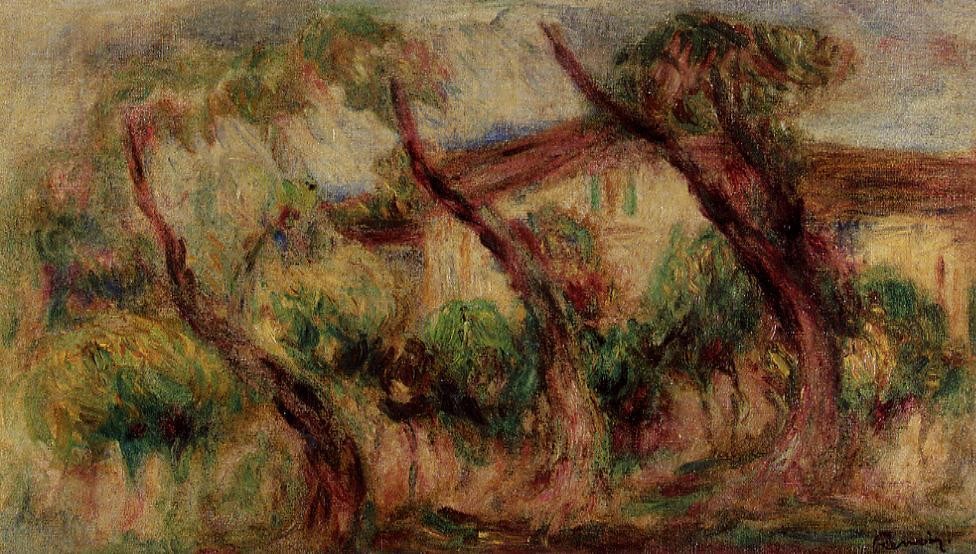 In the Garden of Collettes at Cagnes by Pierre-Auguste Renoir