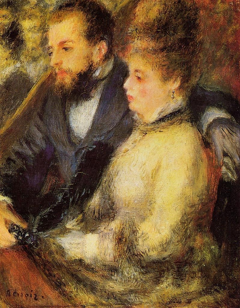 In the Loge by Pierre-Auguste Renoir