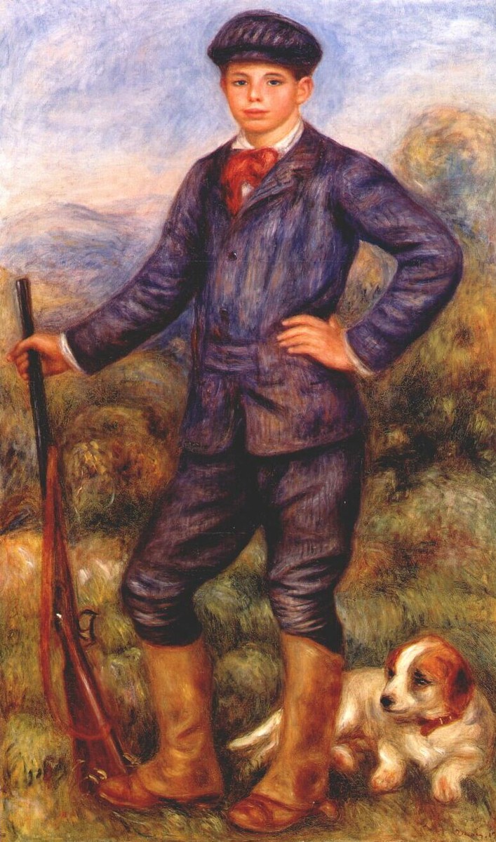 Jean Renoir as a Hunter by Pierre-Auguste Renoir