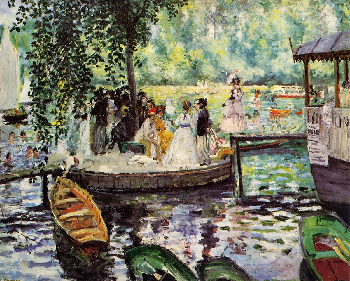 La Grenouillere by Pierre-Auguste Renoir