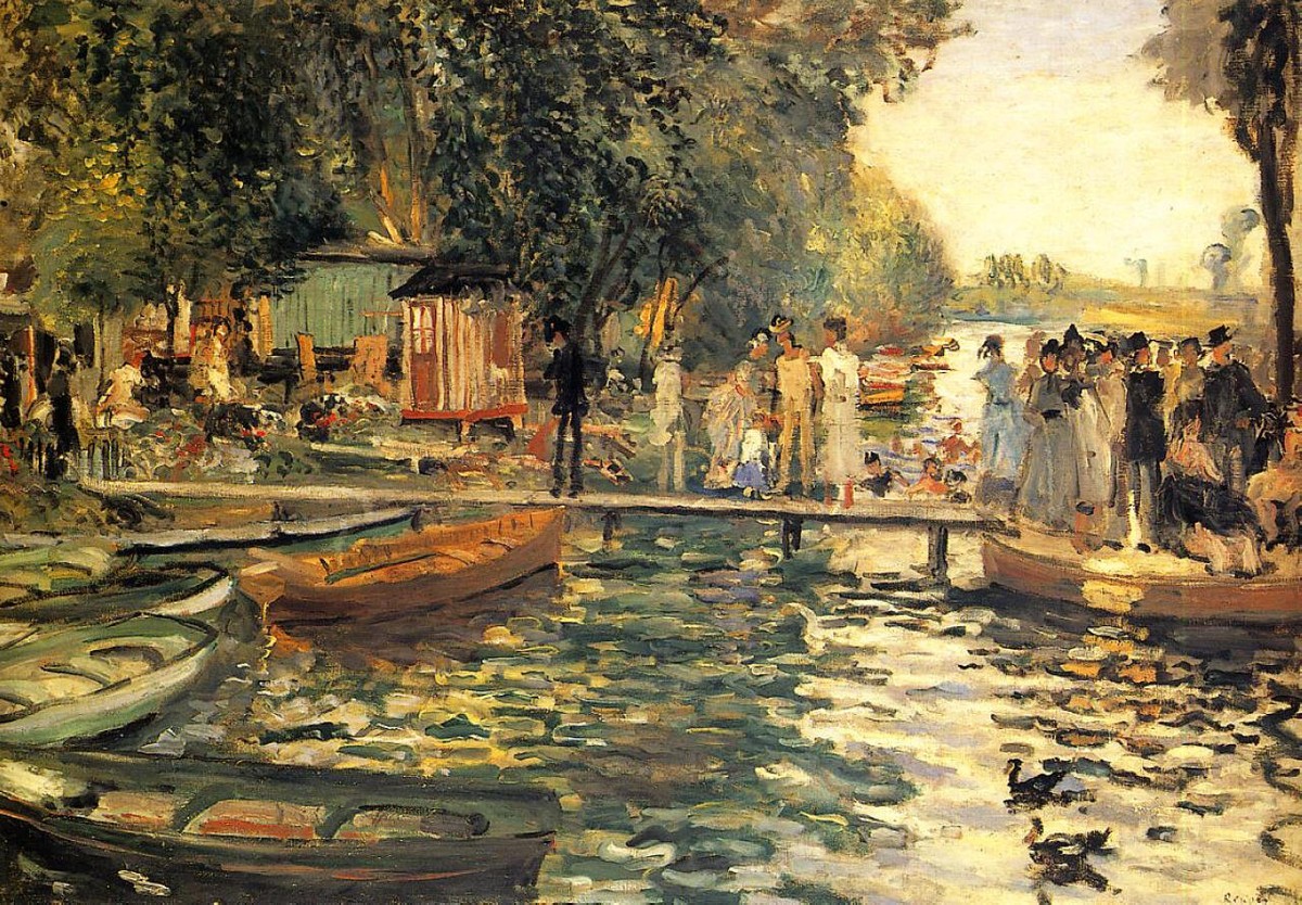 La Grenouillere by Pierre-Auguste Renoir