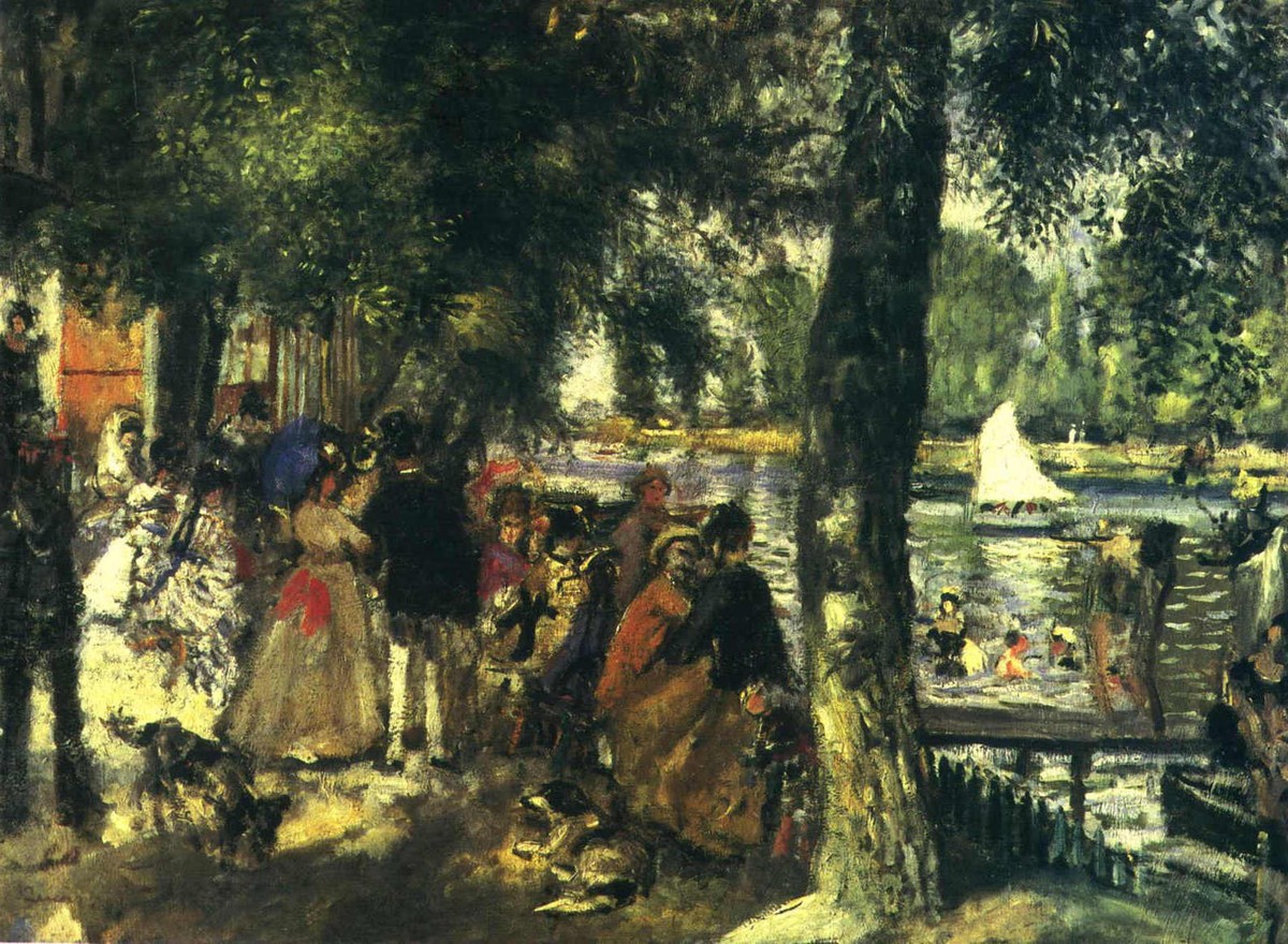 La Grenouillere by Pierre-Auguste Renoir