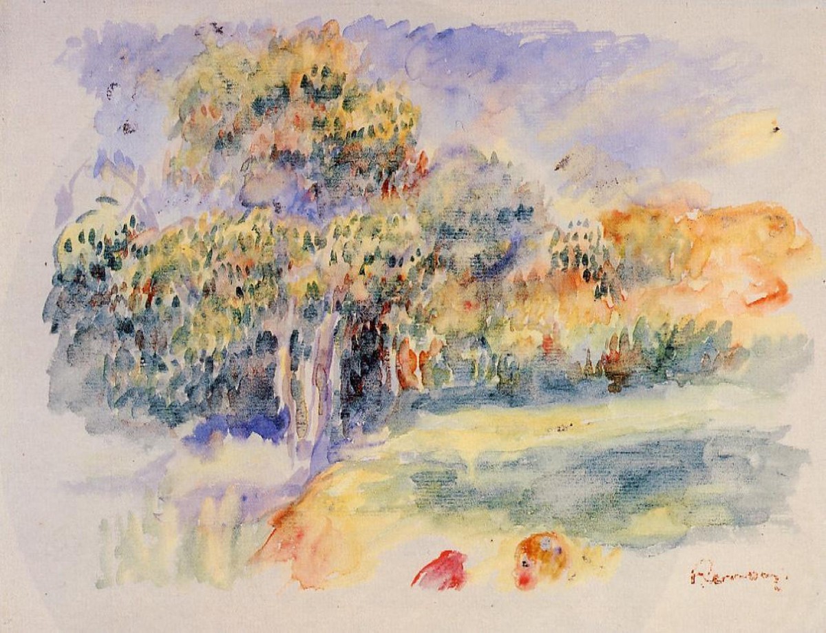 Landscape by Pierre-Auguste Renoir