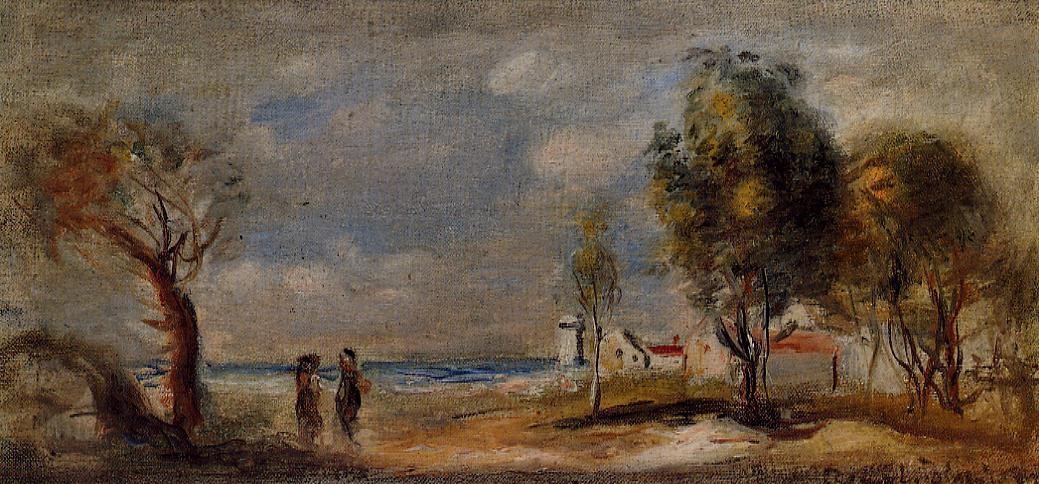 Landscape (after Corot) by Pierre-Auguste Renoir