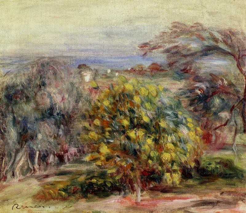 Landscape at Collettes by Pierre-Auguste Renoir
