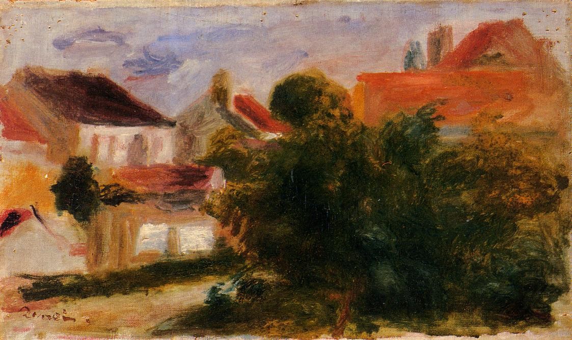 Landscape at Essoyes by Pierre-Auguste Renoir