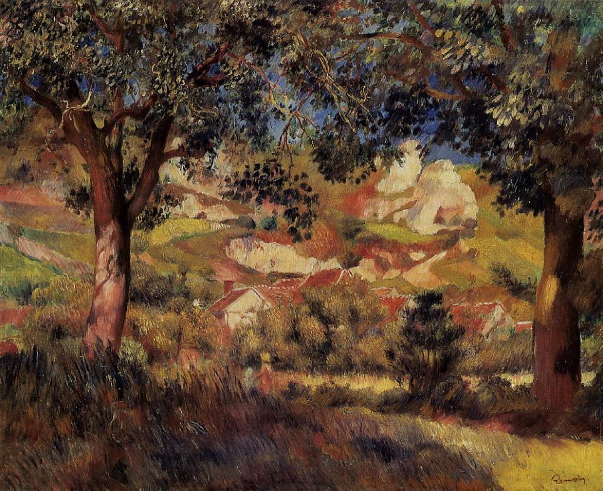 Landscape in La Roche Guyon by Pierre-Auguste Renoir