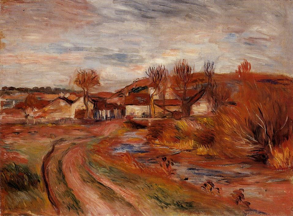 Landscape in Normandy by Pierre-Auguste Renoir