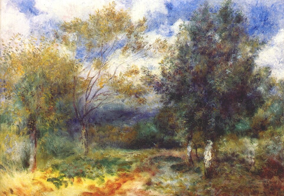 Landscape in the Sun by Pierre-Auguste Renoir