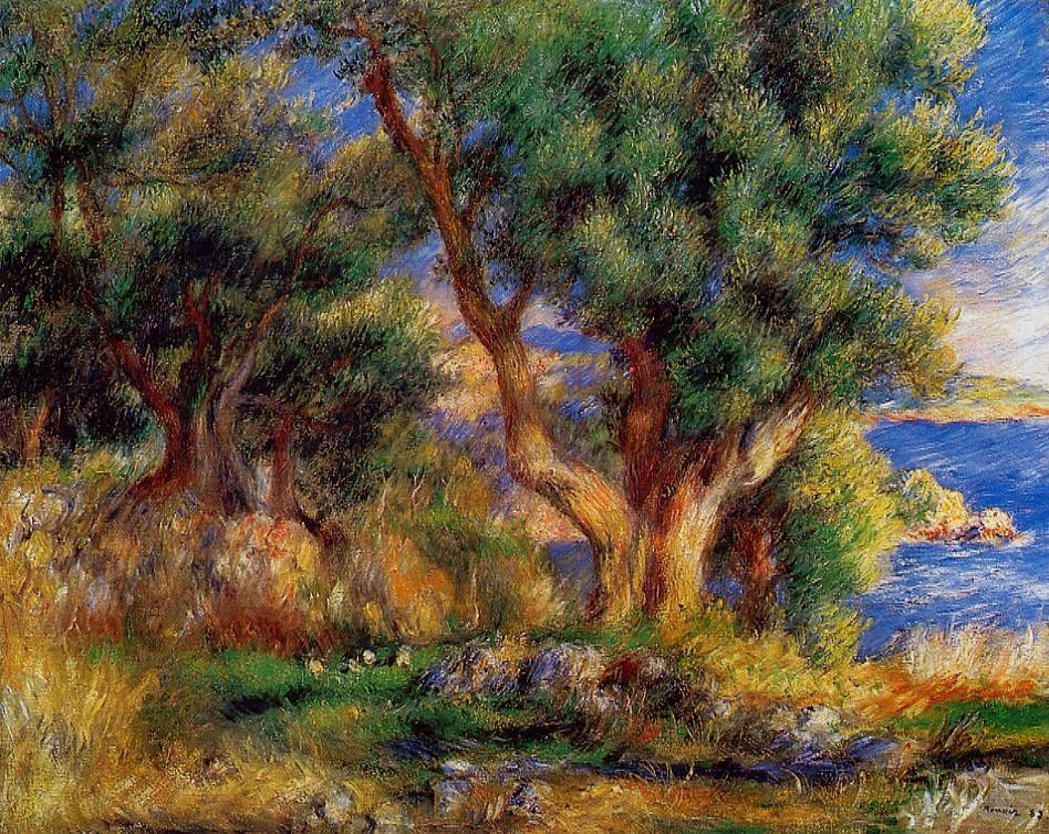 Landscape near Manton by Pierre-Auguste Renoir