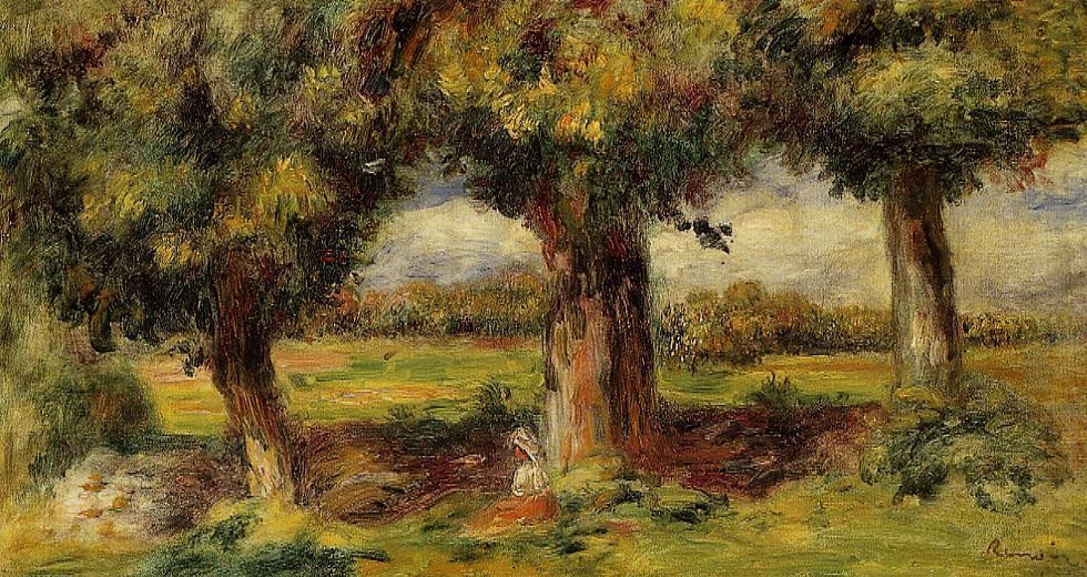 Landscape near Pont Aven by Pierre-Auguste Renoir
