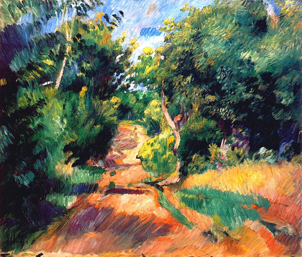 Landscape Near Varengeville by Pierre-Auguste Renoir