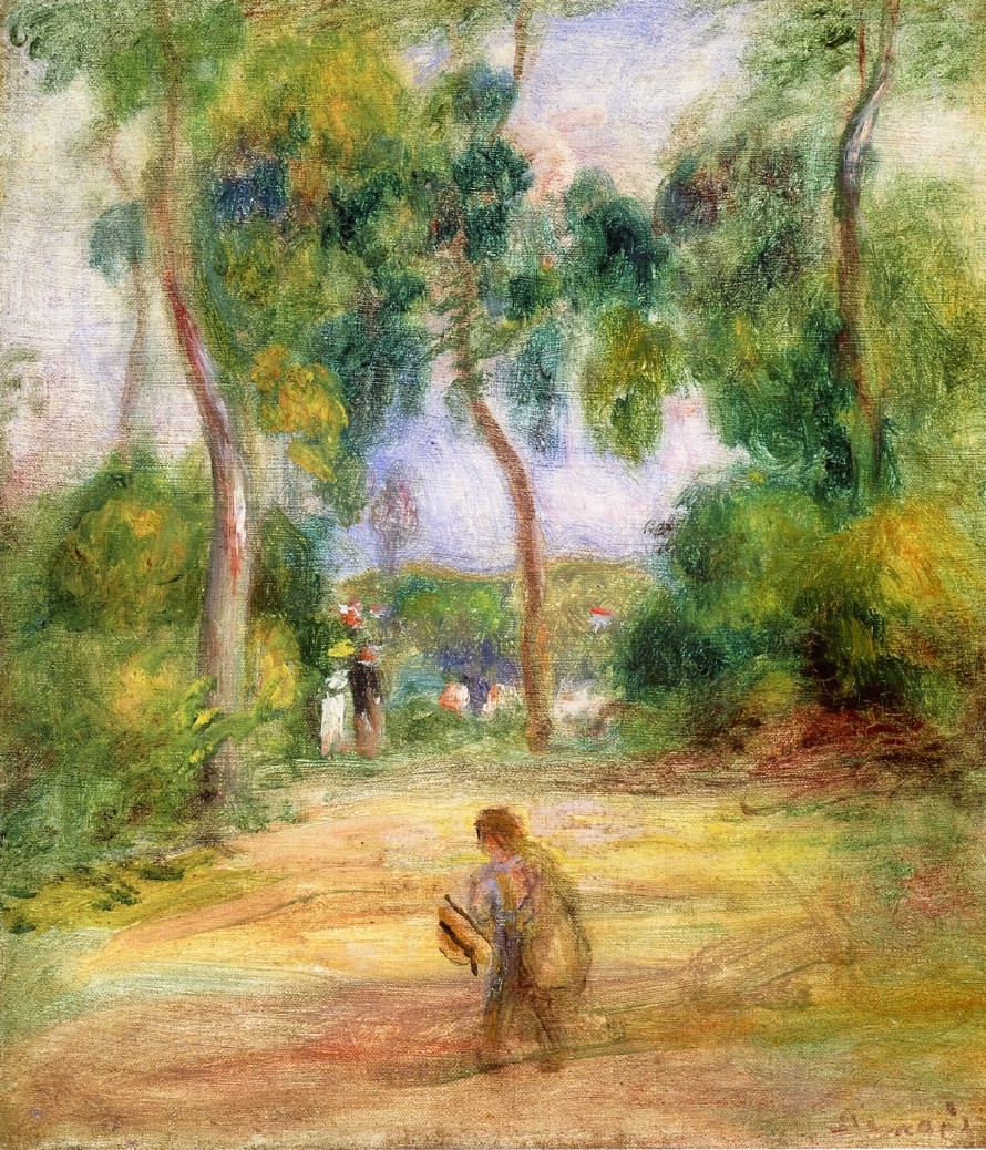 Landscape with Figures by Pierre-Auguste Renoir