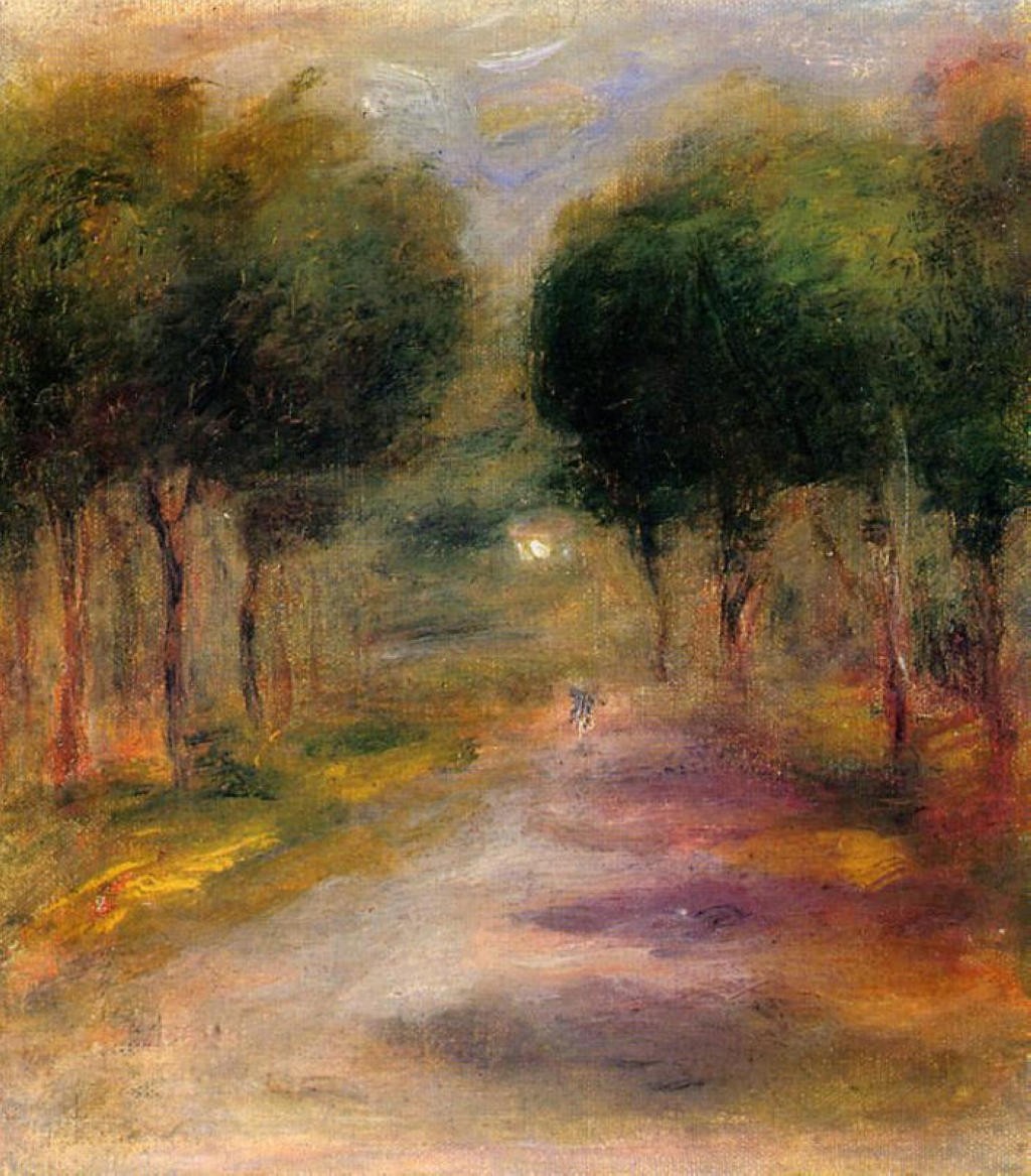 Landscape with Trees by Pierre-Auguste Renoir