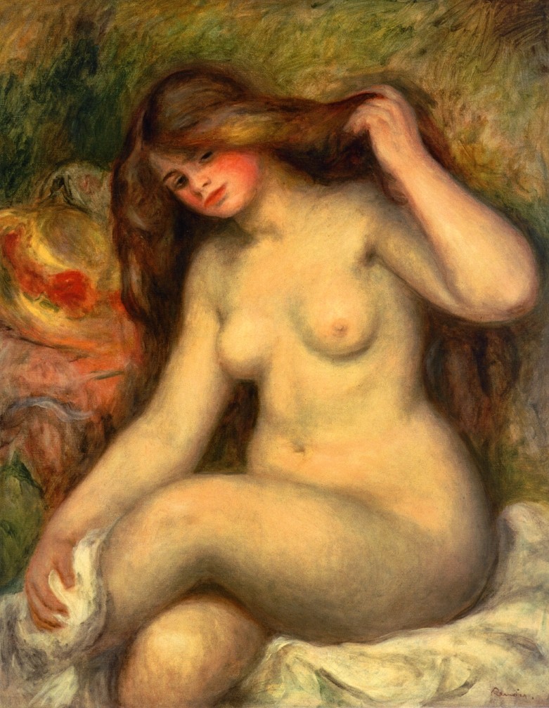 Large Bather with Crossed Legs by Pierre-Auguste Renoir