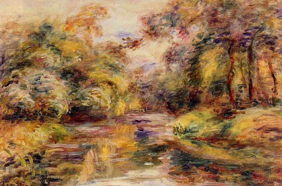 Little River by Pierre-Auguste Renoir