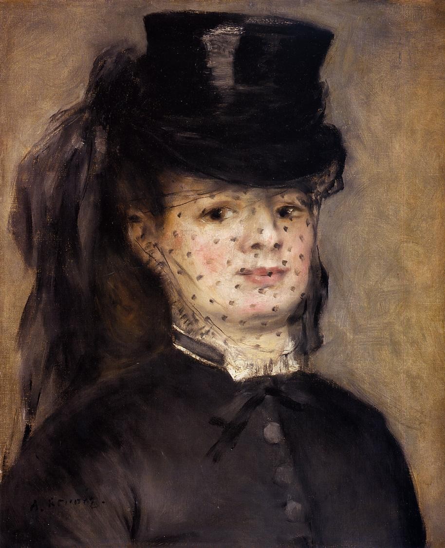 Madame Darras as an Horsewoman by Pierre-Auguste Renoir