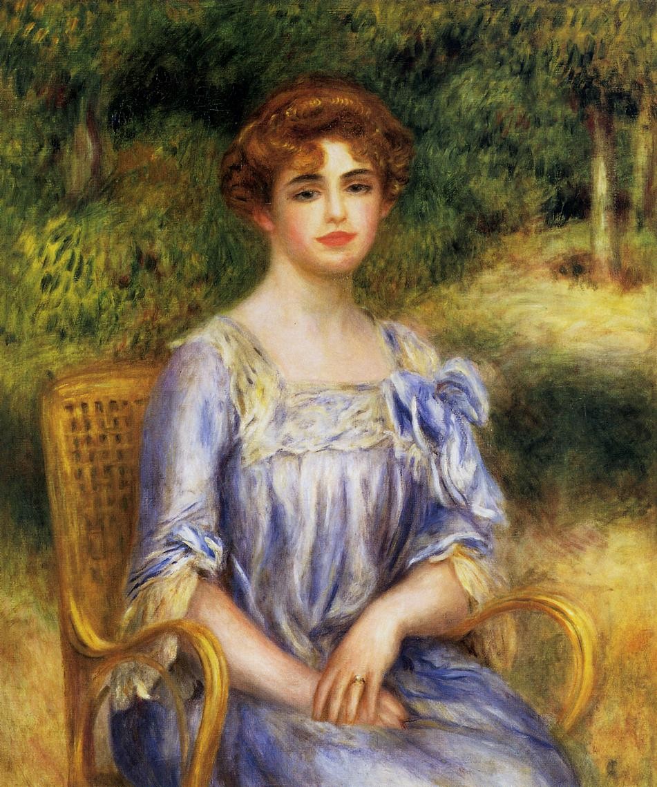 Madame Gaston Bernheim de Villers nee Suzanne Adler by Pierre-Auguste Renoir