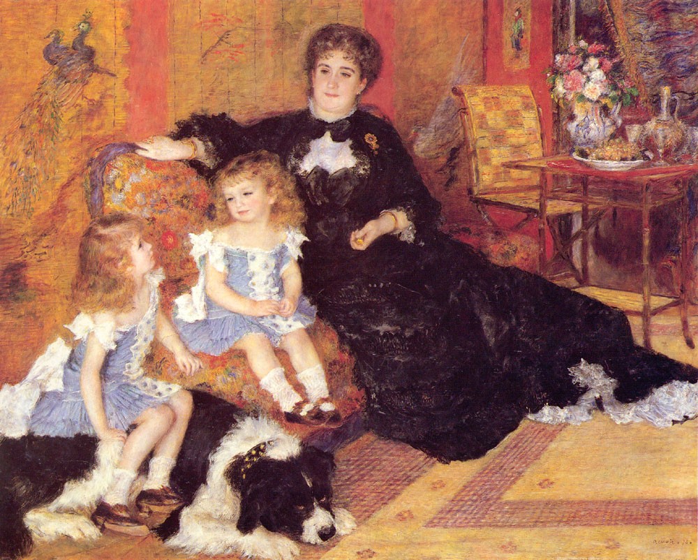 Madame Georges Charpentier and her Children by Pierre-Auguste Renoir