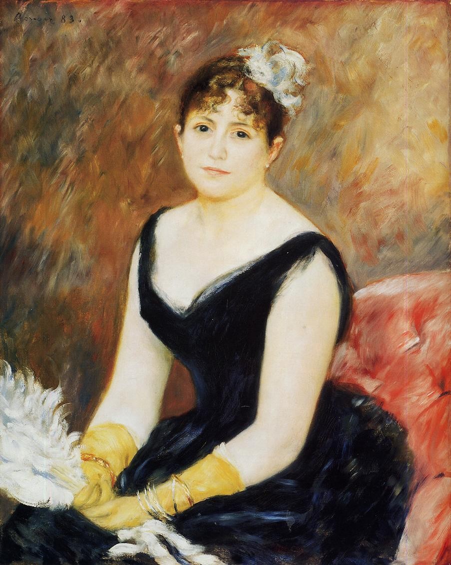 Madame Leon Clapisson (Marie Henriette Valentine Billet) by Pierre-Auguste Renoir