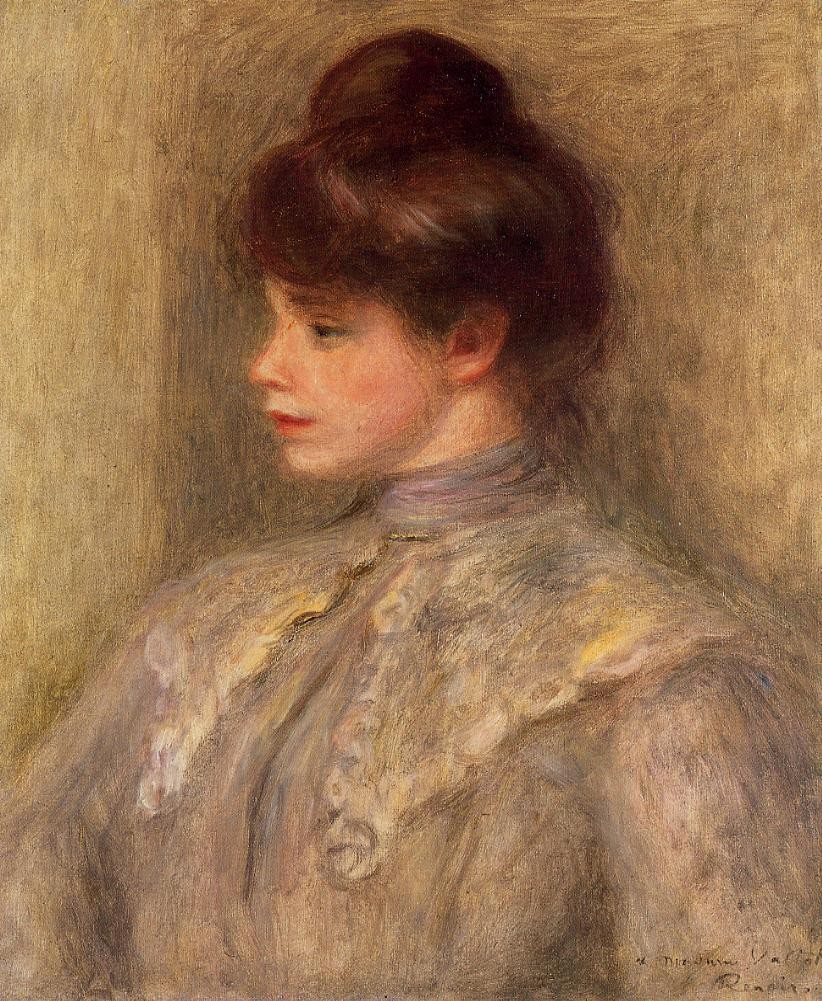 Madame Louis Valtat nee Suzanne Noel by Pierre-Auguste Renoir