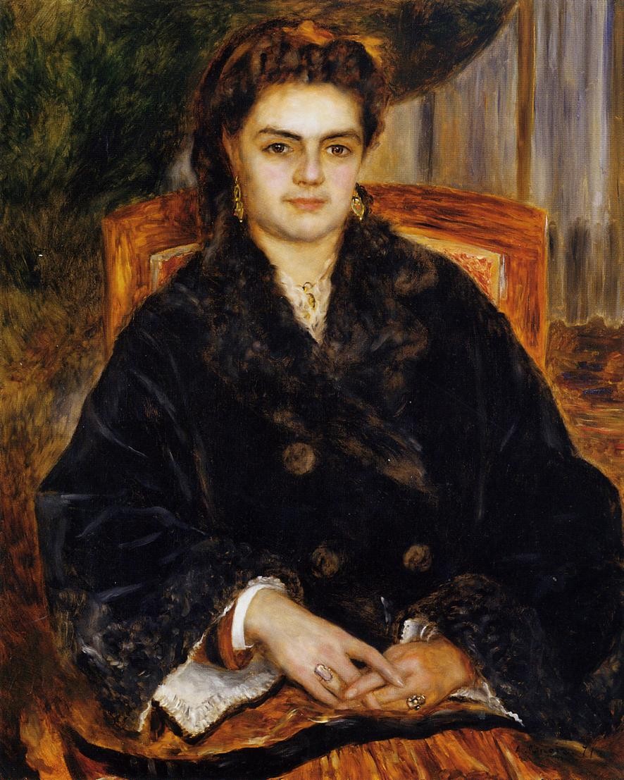 Madame Marie Octavie Bernier by Pierre-Auguste Renoir
