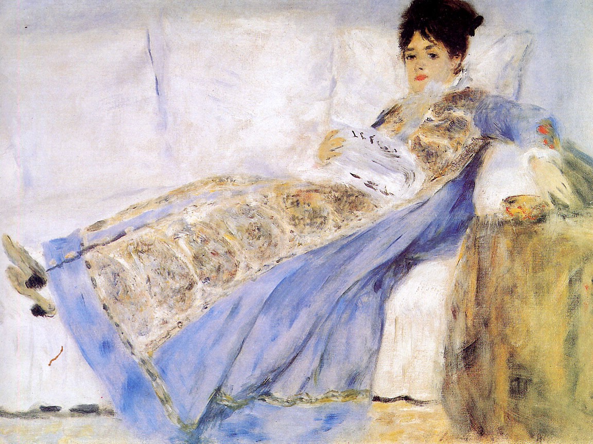 Madame Monet by Pierre-Auguste Renoir