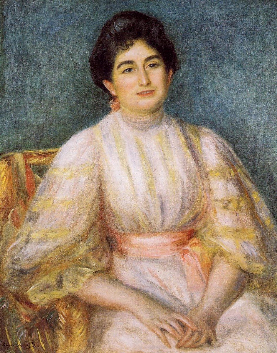 Madame Paul Gallimard nee. Lucie Duche by Pierre-Auguste Renoir